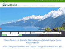 Tablet Screenshot of ourmadeira.com